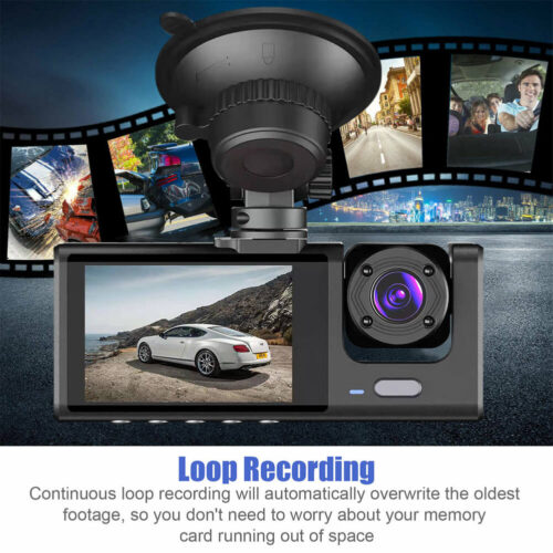 3 Channel Car DVR HD 1080P Dash Camera 8