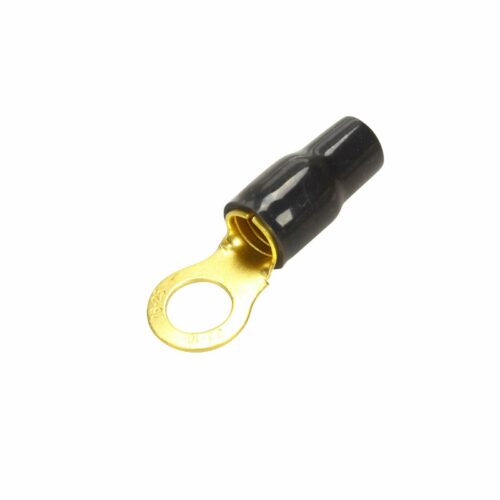 4 AWG Boots Wire Crimp Gold Ring Terminal 4