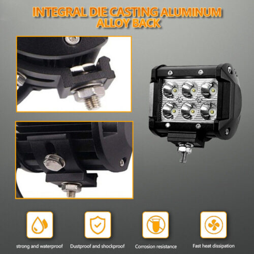 4 inch 180W LED Work Light Bar 2