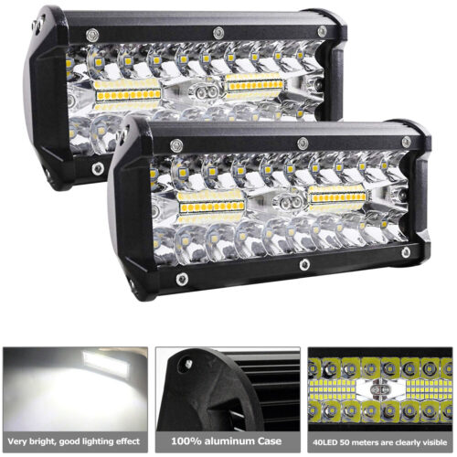 7 Inch 800W LED Work Light Bar 10