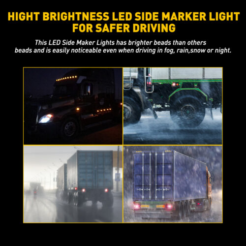 Amber LED Side Clearance Marker Light 11