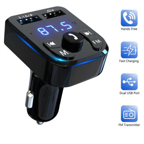 Bluetooth 5.0 Car Wireless FM Transmitter Adapter - Image 14