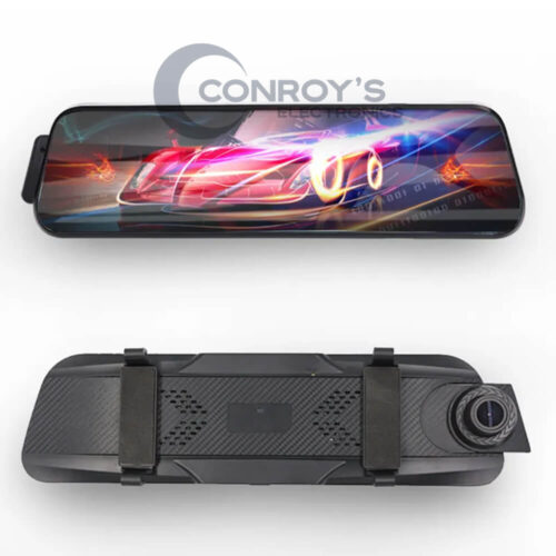 Car Dash Camera 10 Inch Touch Screen Rearview Mirror 1080p HD3