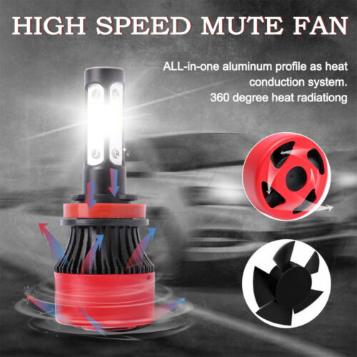 LED Headlight Bulb Kit Hi Lo Beam Light 5