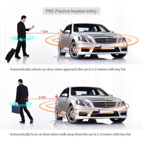 Push To Start Button Remote Startkeyless Entry Alarm System Engine6