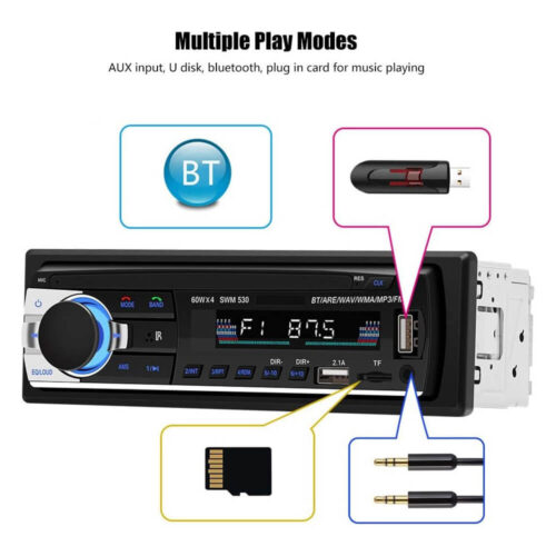 SWM 530 Single DIN Car Stereo Receiver1