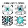 Spiked Aluminum Extended Tuner Lug Nuts - Image 4