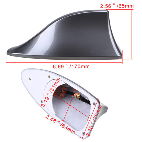 Universal Car Radio Shark Fin Car Shark Antenna Radio FM Signal Design Aerials Antenna Car 14