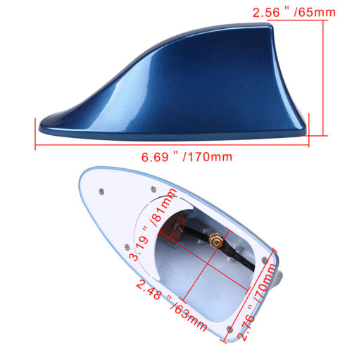 Universal Car Radio Shark Fin Car Shark Antenna Radio FM Signal Design Aerials Antenna Car 9