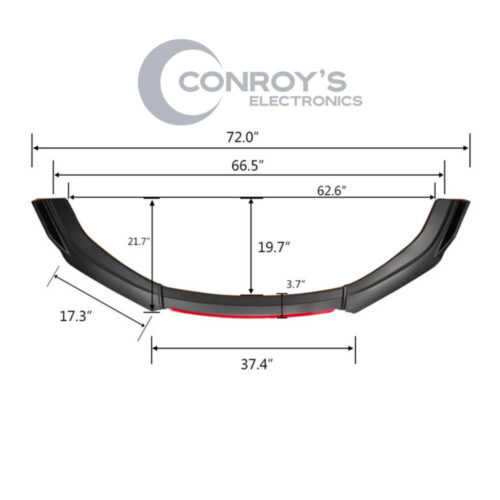 Universal Front Bumper Lip4