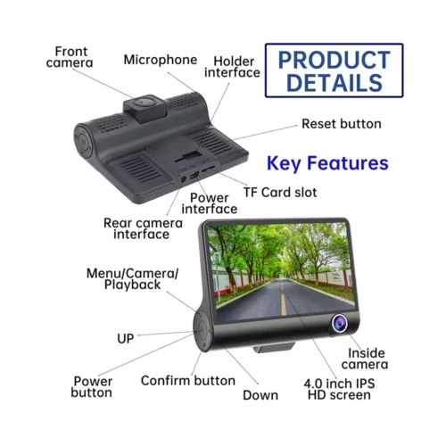 dual lens dash cam car dvr 1080p15 6535d24b67526