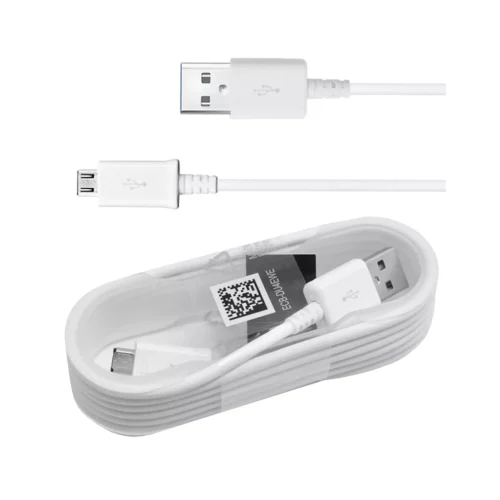 genuine samsung 15m white micro usb data cable charger lead for samsung galaxy phones 204 p 65334699a4b97