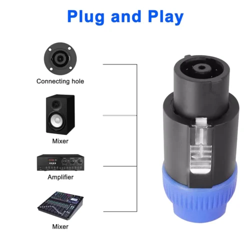 meiriyfa 8 pole speakon connector plug2 65306b9a59e0c