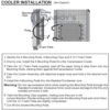 4 Row 6 Row 8 Row Universal Aluminum Remote Transmission Oil Cooler Auto Manual Radiator Converter Kit TOC 10013