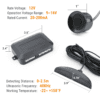 4 Parking Sensors LED Car Auto Backup Reverse Rear Radar System 1