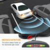 4 Parking Sensors LED Car Auto Backup Reverse Rear Radar System 4