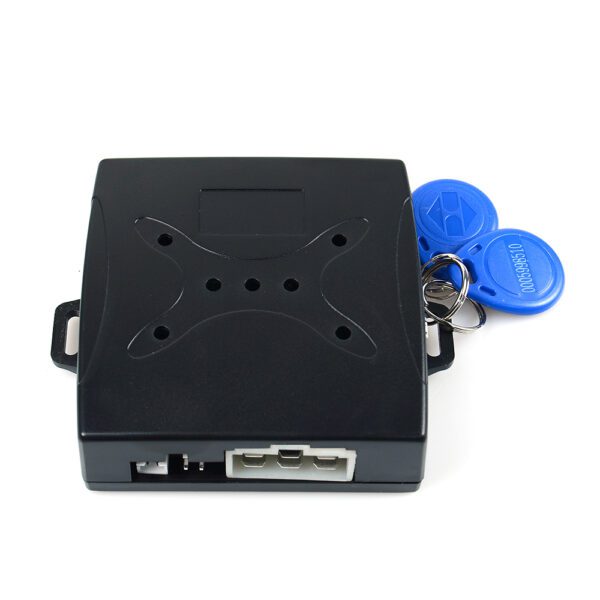 Car Starter Keyless Entry Alarm with a Push Start Button and RFID