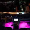 RGB Multi Color LED Car Interior Strips 10